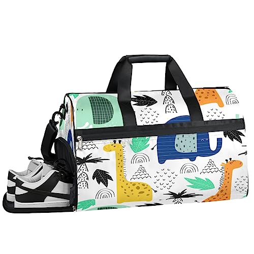 Art Niedlicher lustiger Panda Turnbeutel, Sport Turnbeutel mit Nassfach & Schuhfach, Turnbeutel für Damen, Turnbeutel für Männer, Workout-Tasche, Sporttasche, Weekender Tasche mit Schuhfach, Kunst von Tavisto