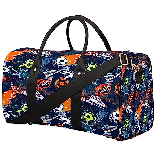 Fußballschuhe Reisetasche, Weekender Taschen für Frauen Reisen, Turnbeutel, Handgepäck Taschen für Flugzeuge, Duffle Bag für Männer Reisen, Weekender Tasche, Fußballschuhe von Tavisto