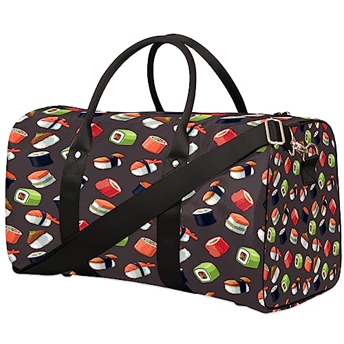 Japan Sushi Reisetasche, Weekender Taschen für Frauen Reisen, Turnbeutel, Handgepäck Taschen für Flugzeuge, Duffle Bag für Männer Reisen, Weekender Tasche, Japanisches Sushi von Tavisto