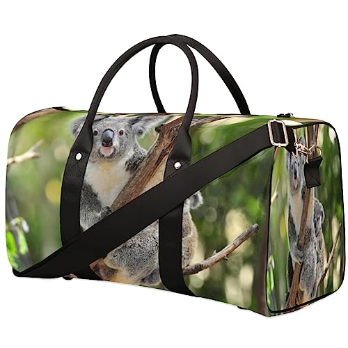 Koala Family Travel Bag, Weekender Bags for Women Travel, Gym Bag, Carry on Bags for Airplanes, Duffle Bag for Men Travel, Weekender Bag, Travel Duffle Bag, Familie Koala, Familie Koala von Tavisto