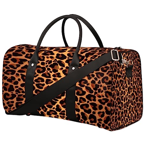 Leopard Reisetasche, Weekender Taschen für Frauen Reisen, Turnbeutel, Handgepäck Taschen für Flugzeuge, Duffle Bag für Männer Reisen, Weekender Tasche, Leopard von Tavisto