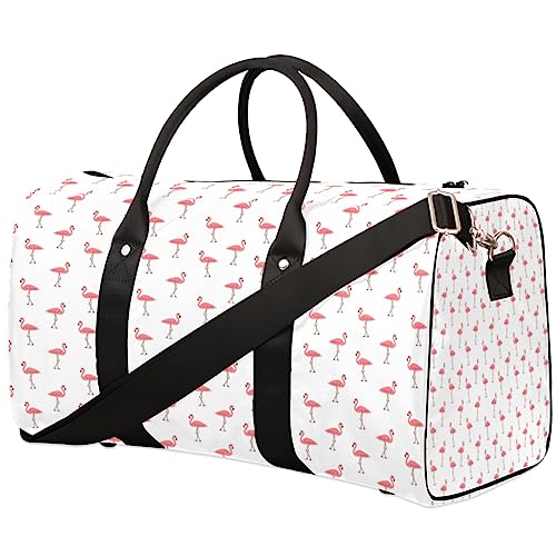 Lustige Flamingo Reisetasche, Weekender Taschen für Frauen Reisen, Turnbeutel, Handgepäck Taschen für Flugzeuge, Duffle Bag für Männer Reisen, Weekender Tasche, Lustiger Flamingo von Tavisto