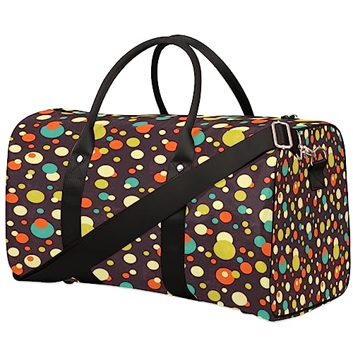 Lustige Punkte Reisetasche, Weekender Taschen für Frauen Reisen, Turnbeutel, Handgepäck Taschen für Flugzeuge, Duffle Bag für Männer Reisen, Weekender Tasche, Lustige Punkte von Tavisto