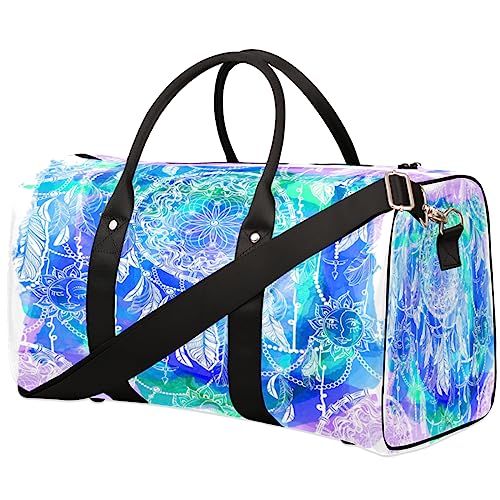 Ocean Dreamcatcher Reisetasche, Weekender Taschen für Frauen Reisen, Turnbeutel, Handgepäck Taschen für Flugzeuge, Duffle Bag für Männer Reisen, Weekender Tasche, Ozean Traumfänger von Tavisto