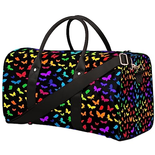 Personalisierte Schmetterling Reisetasche, Weekender Taschen für Frauen Reisen, Turnbeutel, Handgepäck Taschen für Flugzeuge, Duffle Bag für Männer Reisen, Weekender Tasche, Reise Duffle Bag, von Tavisto