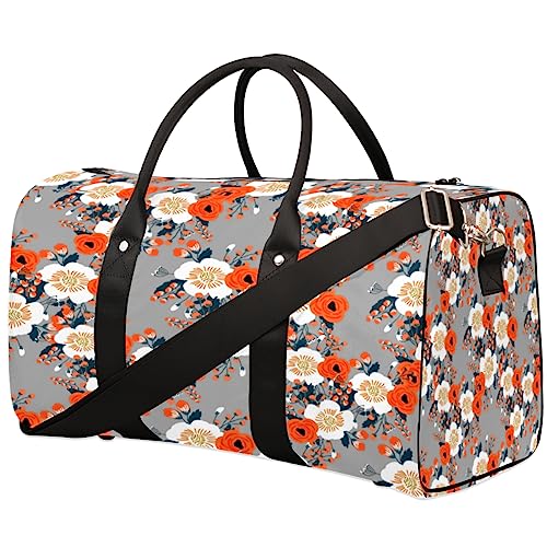 Rose Poppies Flower Travel Bag, Weekender Bags for Women Travel, Gym Bag, Carry on Bags for Airplanes, Duffle Bag for Men Travel, Weekender Bag, Travel Duffle Bag, Rose Mohnblumen Blume von Tavisto