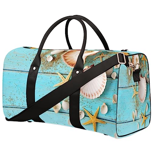 Seestern Muschel Reisetasche, Weekender Taschen für Frauen Reisen, Turnbeutel, Handgepäck Taschen für Flugzeuge, Duffle Bag für Männer Reisen, Weekender Tasche, Seestern Muschel von Tavisto