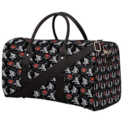 Sport Basketball Reisetasche, Weekender Taschen für Frauen Reisen, Turnbeutel, Handgepäck Taschen für Flugzeuge, Duffle Bag für Männer Reisen, Weekender Tasche, Sport Basketball von Tavisto