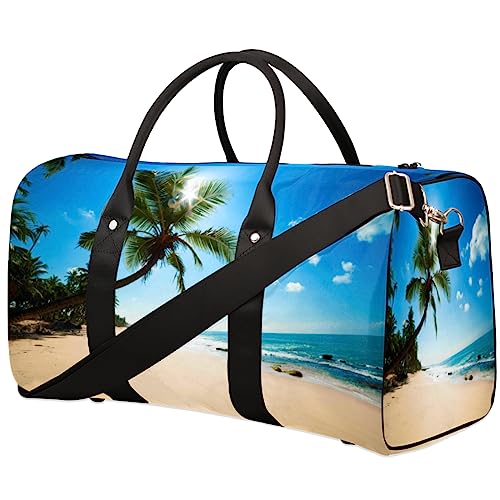 Strandthema Reisetasche, Weekender Taschen für Frauen Reisen, Turnbeutel, Handgepäck Taschen für Flugzeuge, Duffle Bag für Männer Reisen, Weekender Tasche, Strand-Thema von Tavisto