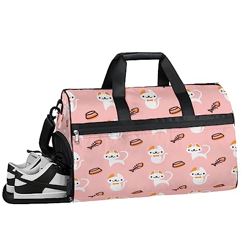 Tavisto Cute Rabbit Ultimate Waterproof Duffle Bag for Women - Stylish, Spacious, and Versatile Travel & Gym Companion, Niedliches Kaninchen, 19.7*9.9*13inch von Tavisto