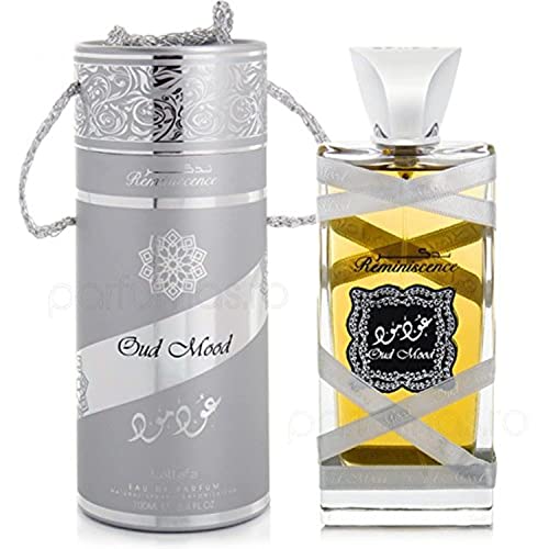 Lattafa Perfumes Eau de Parfum von Oud Mood Reminiscence ist ein leicht frischer, orientalischer Duft. von TAWAKKAL PERFUMES