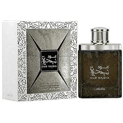 Oud Najdia Eau de Parfum, 100 ml, Unisex-Kollektion, beste exotische Parfüm-Kollektion von TAWAKKAL PERFUMES