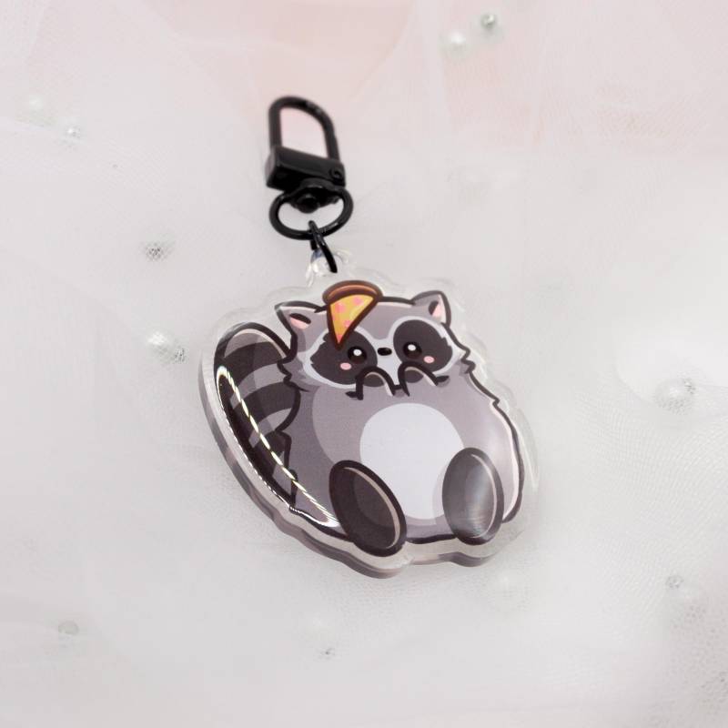 Kawaii Waschbär Pizza Schlüsselanhänger | Racoon Mit Müll Food Racoonies Cute Keyring Tier Keychain Keycharm Kawaii Waschbär Pizza Schlüsselanhänger | Racoon Mit Müll Food Racoonies Cute Keyring Tier Keychain Keycharm von Tawwyteatime