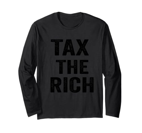 Lustiger Vintage-Tax The Rich Damen Herren Langarmshirt Lustiger Vintage-Tax The Rich Damen Herren Langarmshirt von Tax the Rich