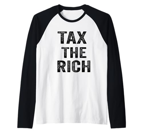 Lustiger Vintage-Tax The Rich Damen Herren Raglan Lustiger Vintage-Tax The Rich Damen Herren Raglan von Tax the Rich