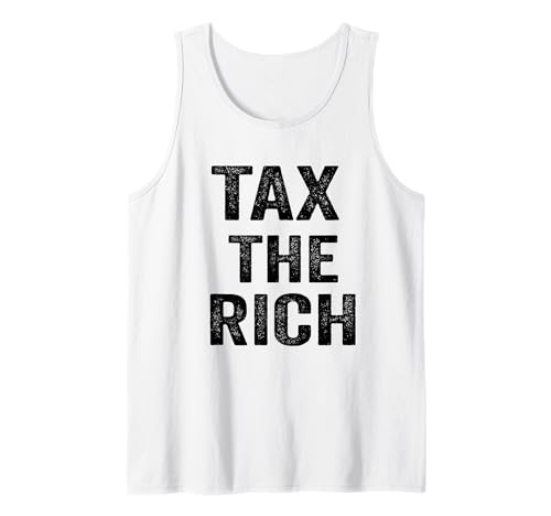 Lustiger Vintage-Tax The Rich Damen Herren Tank Top Lustiger Vintage-Tax The Rich Damen Herren Tank Top von Tax the Rich