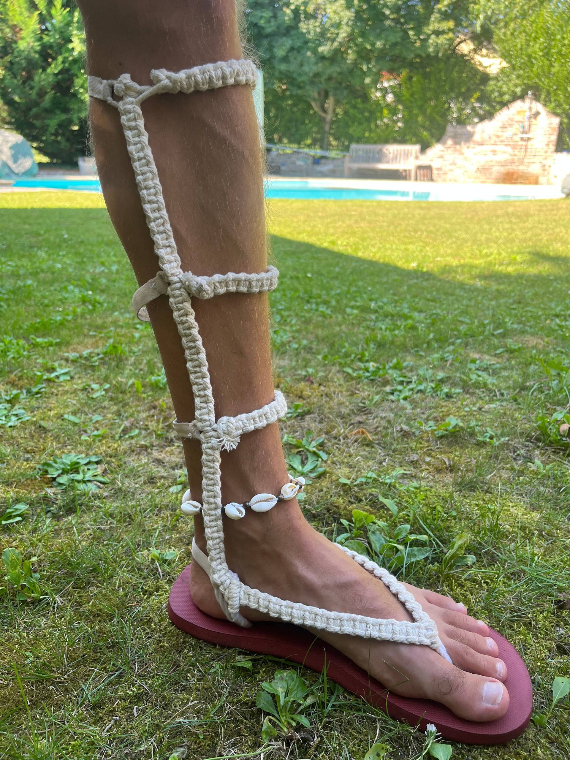 Makramee Gladiator Sandalen Unisex Makramee Gladiator Sandalen Unisex von TayaBySam