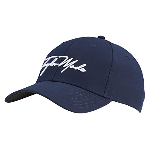 TaylorMade Herren Script Seeker Golf Cap Baseballkappe, Navy, Einheitsgröße von TaylorMade