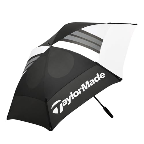 TaylorMade Golf 68 zoll Tour-Regenschirm mit doppeltem Baldachin von TaylorMade