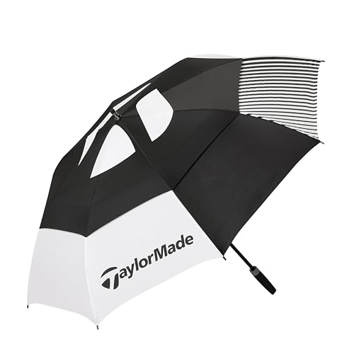 TaylorMade Golf Regenschirm Tour mit doppeltem Baldachin, 64 Zoll von TaylorMade
