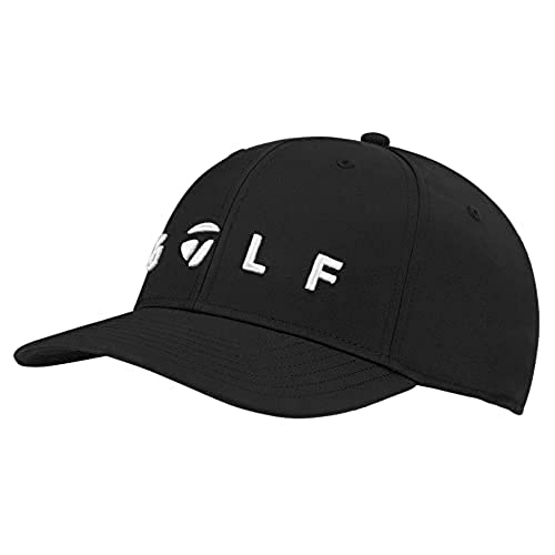 TaylorMade Herren Tm Golf Logo Cap, Schwarz, Einheitsgröße von TaylorMade