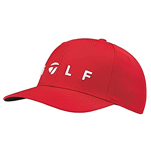 TaylorMade Herren TM-Golf-Logo Cap, rot, Einheitsgröße von TaylorMade