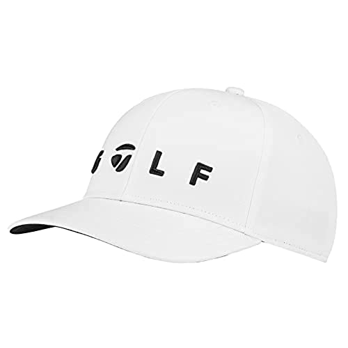 TaylorMade Herren Tm Golf Logo Cap, weiß, Einheitsgröße von TaylorMade