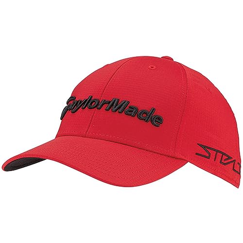 TaylorMade Herren Tour Radar Golfkappe Baseballkappe, rot, Einheitsgröße von TaylorMade