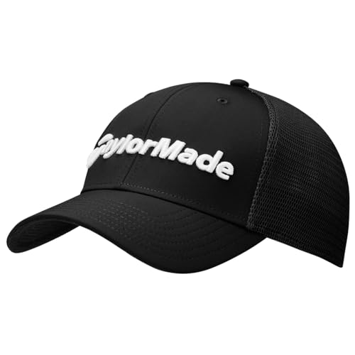 TaylorMade Unisex Evergreen Cage Cap 2024 Verschluss, Black, L-XL von TaylorMade