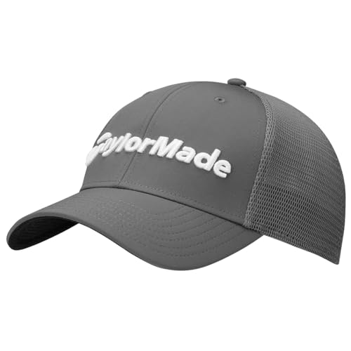 TaylorMade Unisex Evergreen Cage Cap 2024 Verschluss, Grey, L-XL von TaylorMade