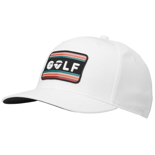 TaylorMade Unisex Lifestyle Sunset Golf Cap 2024 Verschluss, White, One Size von TaylorMade