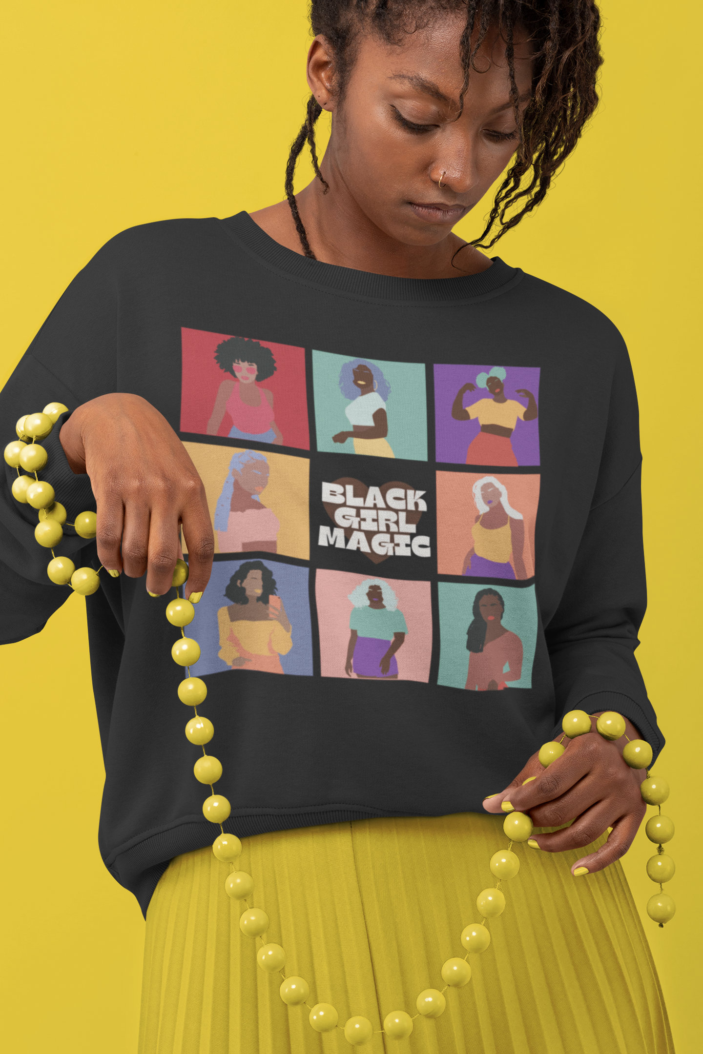 Schwarzes Mädchen-Sweatshirt, Geschenke Für Schwarze Frau, Schwarzes Mädchen-Magie-Sweatshirt Schwarzes Mädchen-Sweatshirt, Geschenke Für Schwarze Frau, Schwarzes Mädchen-Magie-Sweatshirt von TaylorRainDesign