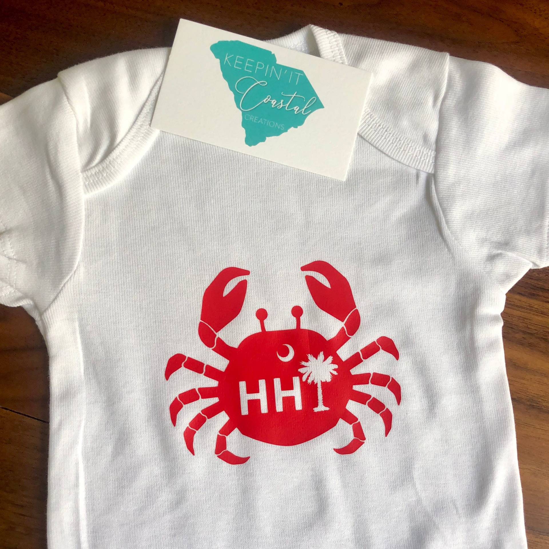 Hilton Kopf Insel Shirt - Krabbe Palmetto Baum Und Mond Leben Hilton Kopf Insel Shirt - Krabbe Palmetto Baum Und Mond Leben von TayloredtoCreateSC