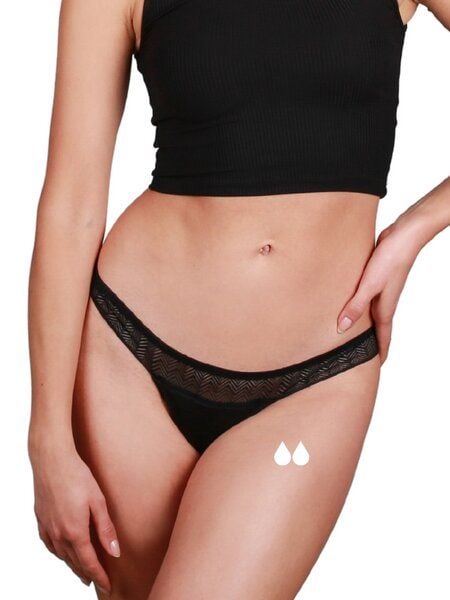Leichte Periodenunterwäsche - Biozidfrei - 60°C - TAYNIE STRING von Taynie