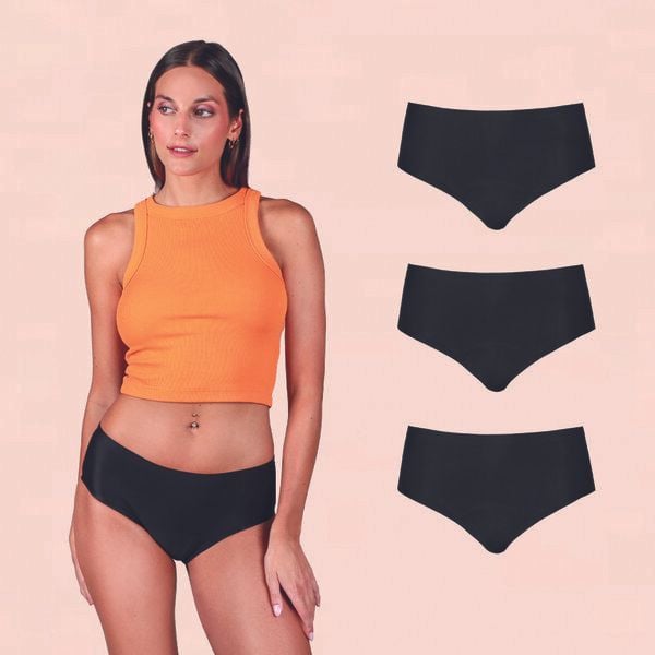 Mittelstarke Periodenunterwäsche - Nahtlos - Biozidfrei - 60°C - TAYNIE SEAMLESS von Taynie