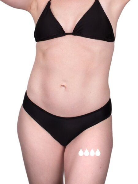 Mittelstarke Periodenunterwäsche - Biozidfrei - 60°C - TAYNIE BEACH BIKINIHOSE von Taynie