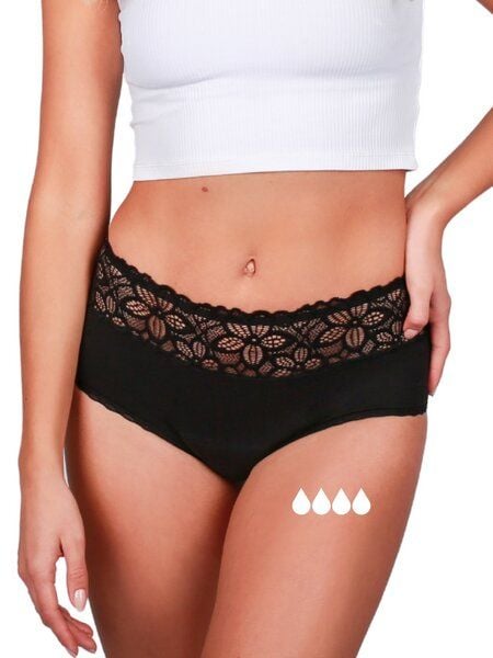 Mittelstarke Periodenunterwäsche - Biozidfrei - 60°C - TAYNIE DELUXE von Taynie