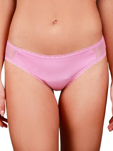 Taynie Lady Ultra stark Periodenunterwäsche Starke Blutung - Periodenwäsche - Menstruationsunterwäsche - ersetzt 6 Tampons, Periodenslip Tragedauer bis 12 Std., waschbar bis 60°C (38, Malve) von Taynie