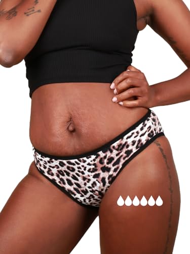 Taynie Leo Ultra Perioden Unterwäsche - auslaufsichere Menstruationsunterwäsche - Unterhosen Damen ersetzt 6 Tampons, Periodenslip Tragedauer bis 12 Std, waschbar bis 60°C von Taynie