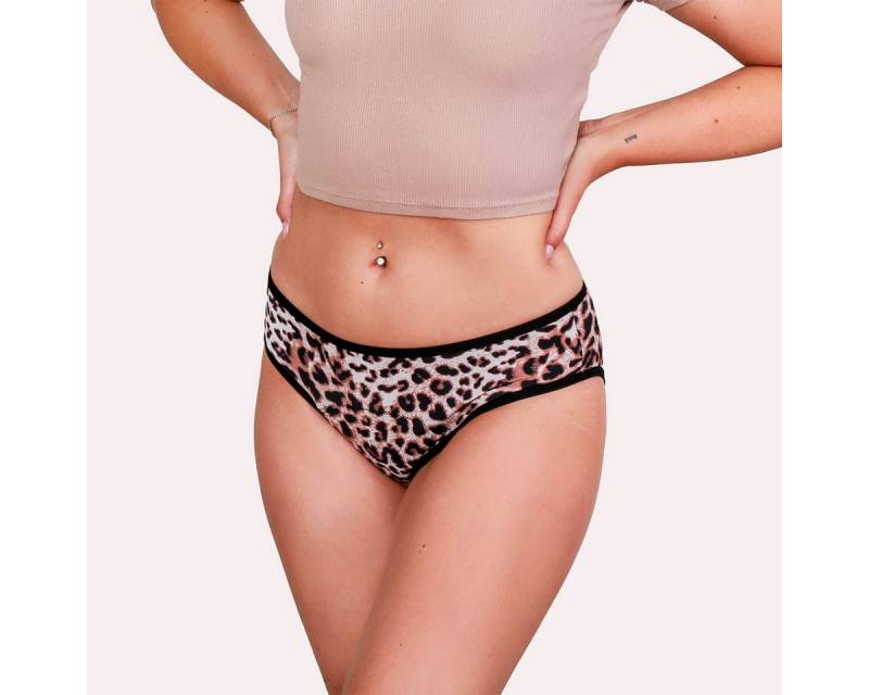 Taynie Periodenslip Leo ultra - ersetzt 6 Tampons - Low Waist, Nacht - Periodenunterwäsche (1-St) Auslaufsicherer Schutz bis zum Bund, ideal bei starker Periode & Nacht von Taynie