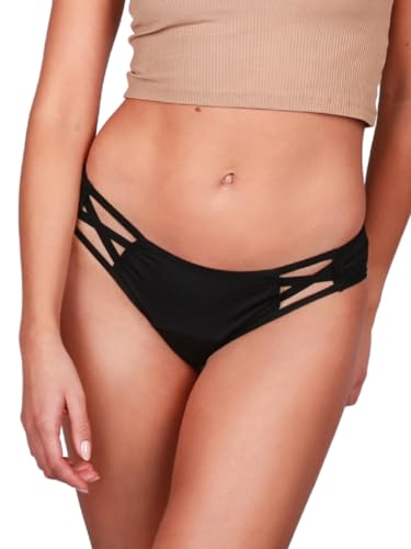 Taynie Woman extra stark Periodenunterwäsche Starke Blutung - Periodenwäsche - Menstruationsunterwäsche - ersetzt 3,5 Tampons, Periodenslip Tragedauer bis 12 Std., waschbar bis 60°C (36, Schwarz) von Taynie