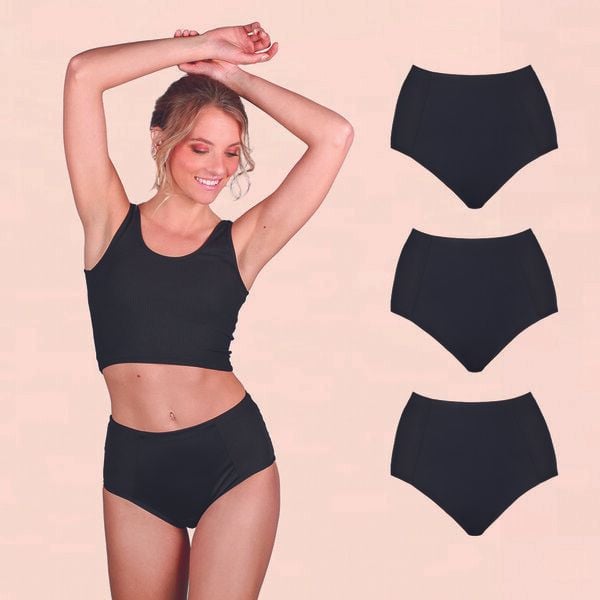 Ultra Periodenunterwäsche - Biozidfrei - 60°C - TAYNIE HIGHWAIST ULTRA von Taynie