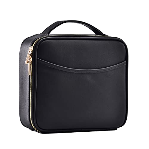Make up Tasche Make up Koffer Kosmetiktasche Kosmetikkoffer Schminktasche Schminkkoffer Make up Organizer Tasche Make up Bag,PU Leder schwarz Make up Tasche Make up Koffer Kosmetiktasche Kosmetikkoffer Schminktasche Schminkkoffer Make up Organizer Tasche Make up Bag,PU Leder schwarz von Tayqwiheva