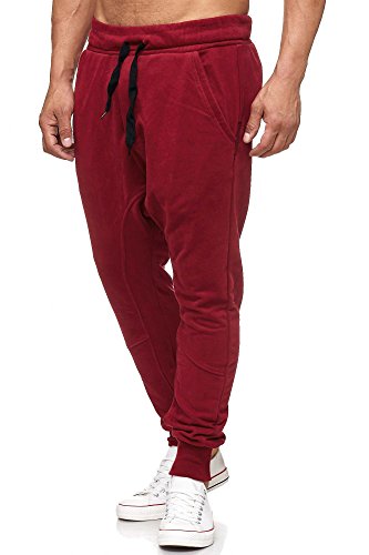 Tazzio Herren Jogginghose IM Haremstil P-501, S, Bordo von Tazzio