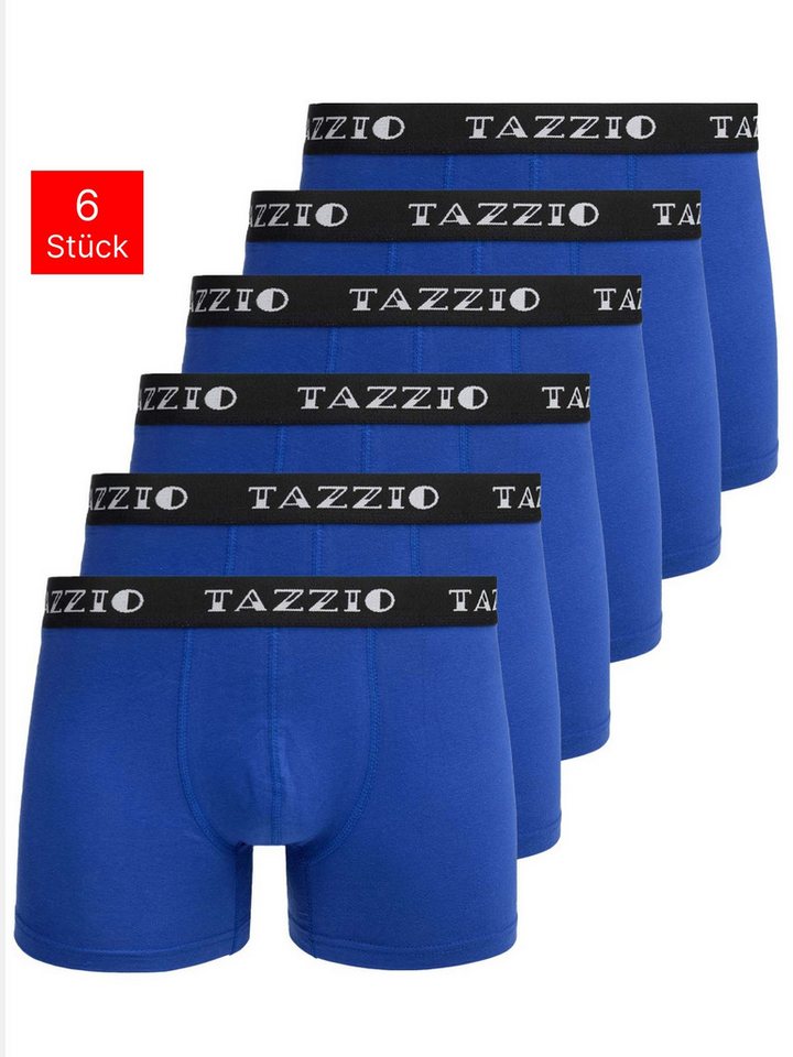Tazzio Boxershorts 6er Pack BS1010 (Packung, 6-St) mit Logoschriftzug am Bund von Tazzio