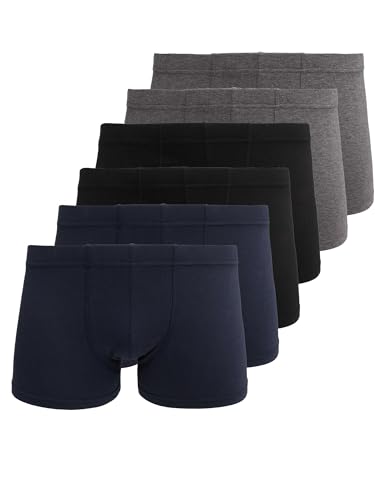 Tazzio Boxershorts 6er Pack Herren Unterwäsche Unterhosen Männer Retroshorts BS1003 (Mix, L) von Tazzio