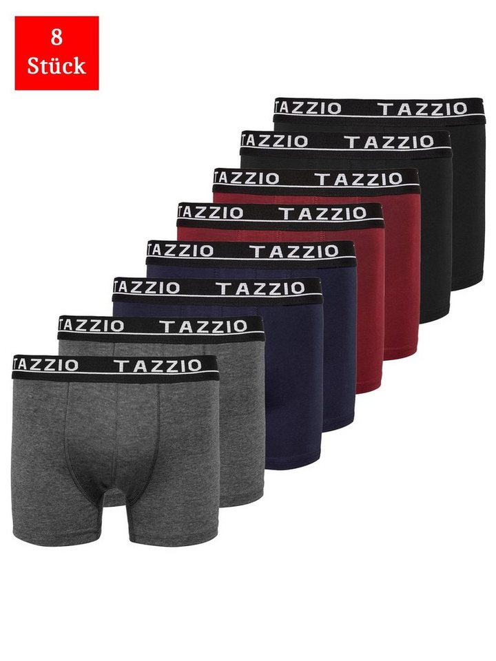 Tazzio Boxershorts 8er SET (Packung, 8-St., 8er-Pack) Unterwäsche Unterhosen Männer Retroshorts von Tazzio