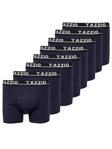 Tazzio Boxershorts Men Herren 8er Pack Unterwäsche Unterhosen Männer Retroshorts (DE/NL/SE/PL, Alphanumerisch, XL, Regular, Regular, Navyblau (8er Set)) von Tazzio