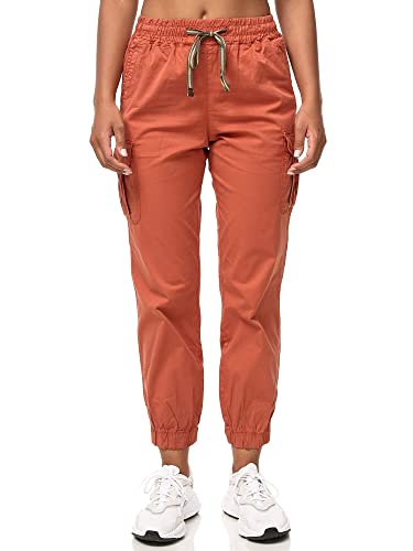 Tazzio Cargo Hose Damen Cargohose Regular Fit F600 (L, Ocker) von Tazzio