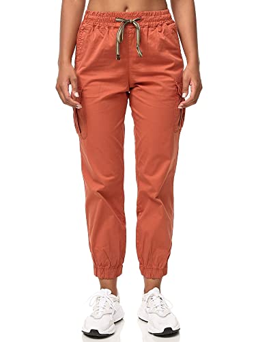 Tazzio Cargo Hose Damen Cargohose Regular Fit F600 (M, Ocker) von Tazzio